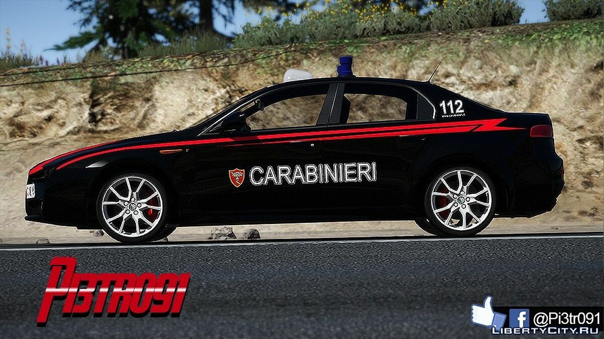 Alfa Romeo 159 Carabinieri Italiani - GTA5-Mods.com