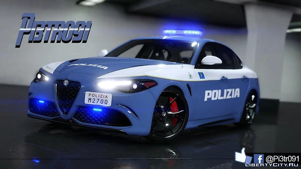 Alfa Romeo Giulia - Police / GTA 5