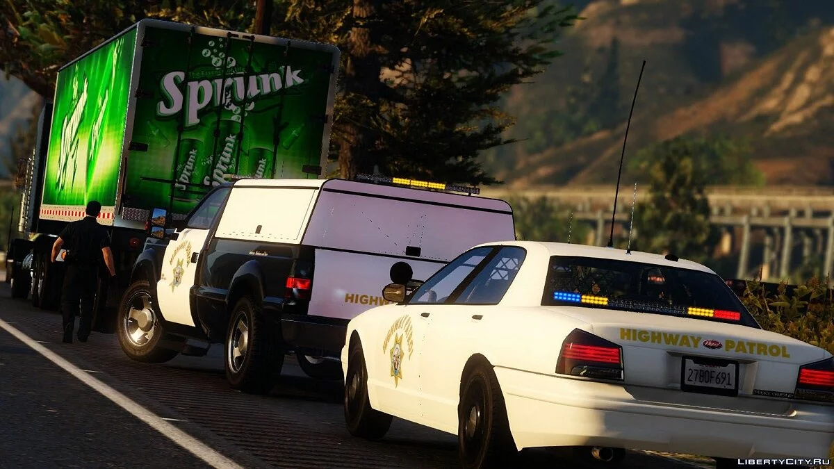 San Andreas Highway Patrol Sandking Pick-up [Add-On | RDE-Style] 1.0 / GTA 5