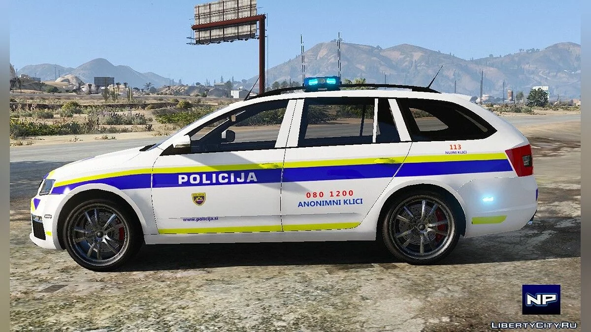 Skoda Octavia Caravan - Slovenian Police / GTA 5