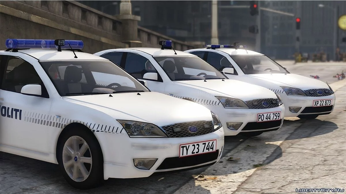 2003 Ford Mondeo - Policía Danesa - Mini Pack [REPLACE/OIV] / GTA 5