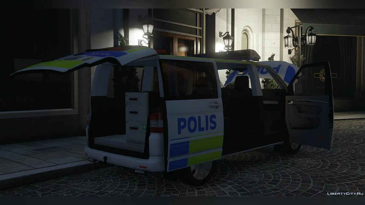 Volkswagen T5 Multivan 2009 - Policía Sueca / GTA 5