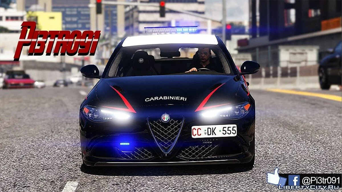 Alfa Romeo Giulia - Поліція / GTA 5