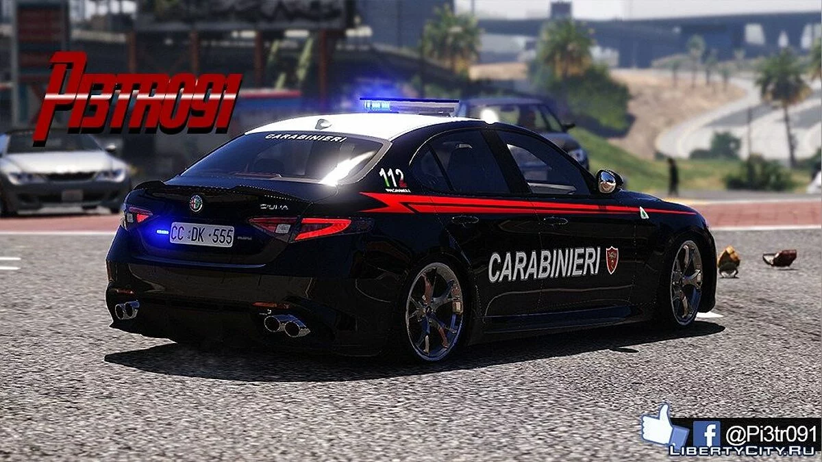 Alfa Romeo Giulia - Поліція / GTA 5