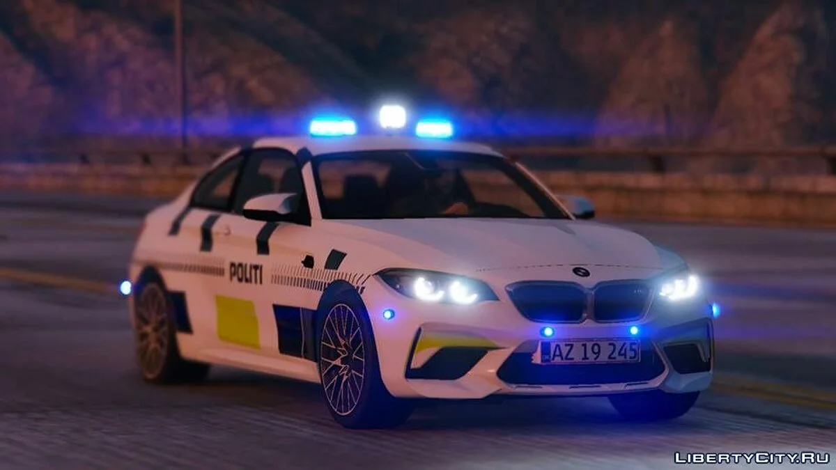 Paquete BMW M2 [ELS] Policía de Dinamarca / GTA 5