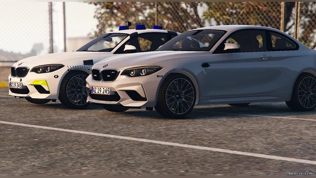 Paquete BMW M2 [ELS] Policía de Dinamarca / GTA 5