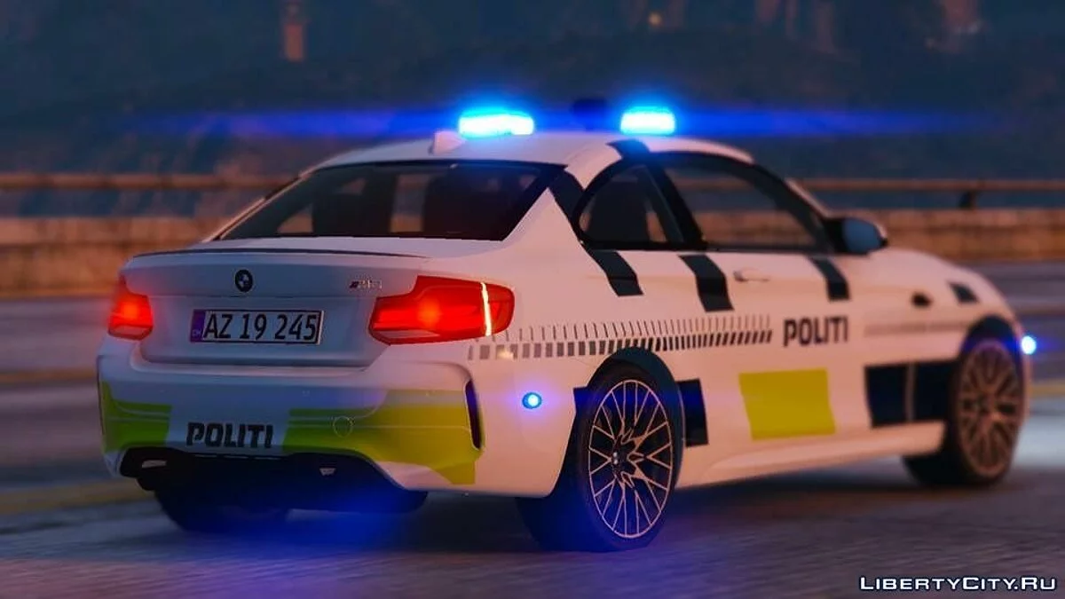 Paquete BMW M2 [ELS] Policía de Dinamarca / GTA 5