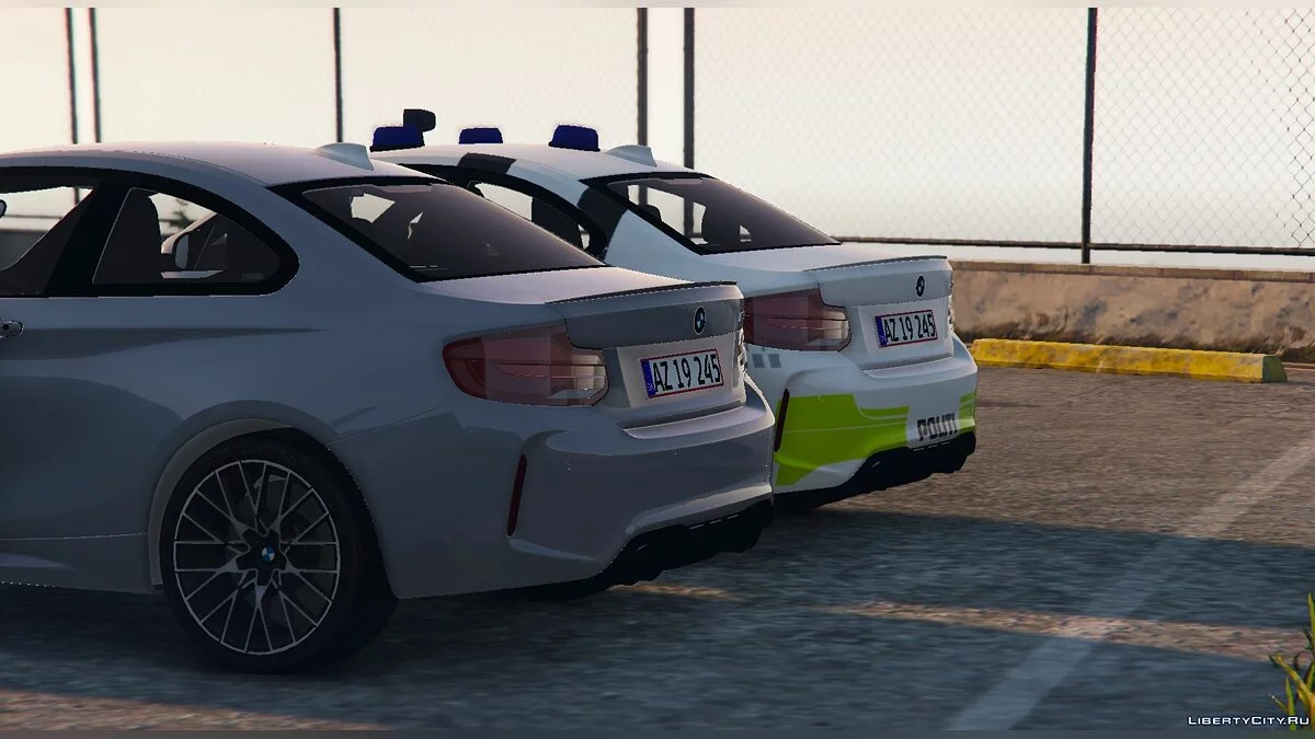 Paquete BMW M2 [ELS] Policía de Dinamarca / GTA 5