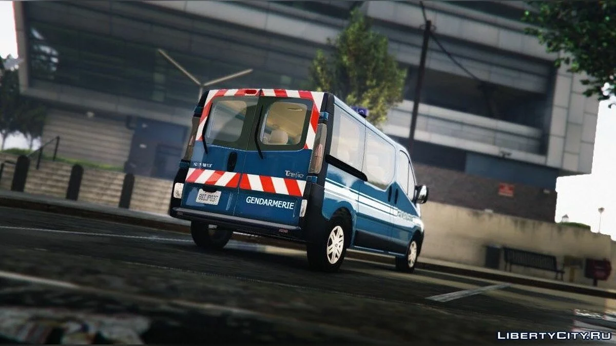 Renault Trafic II.1 Gendarmería Nacional de Francia [Add-On | Plantilla] 1.0 / GTA 5