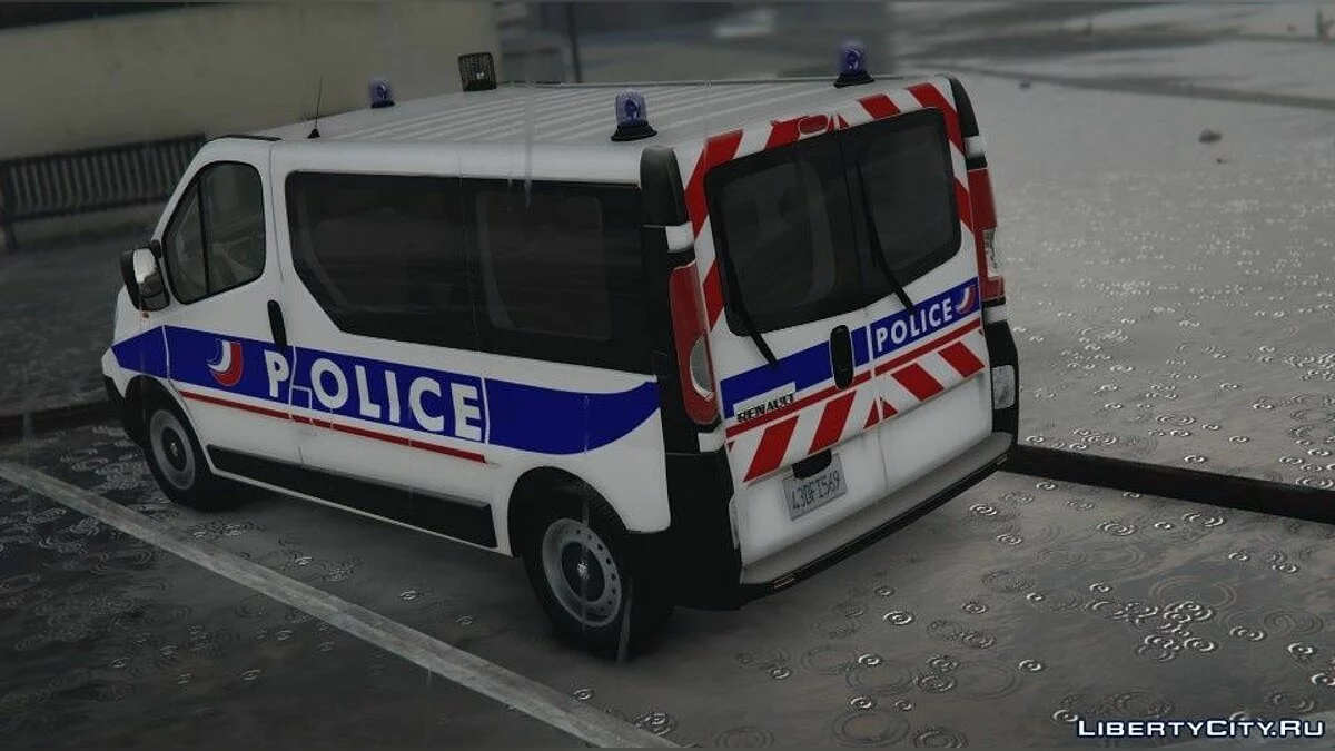 Renault Trafic - Polícia Nacional da França / GTA 5
