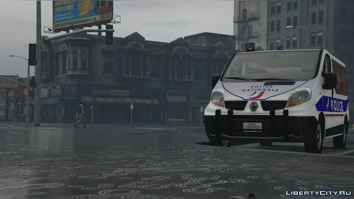 Renault Trafic - Polícia Nacional da França / GTA 5