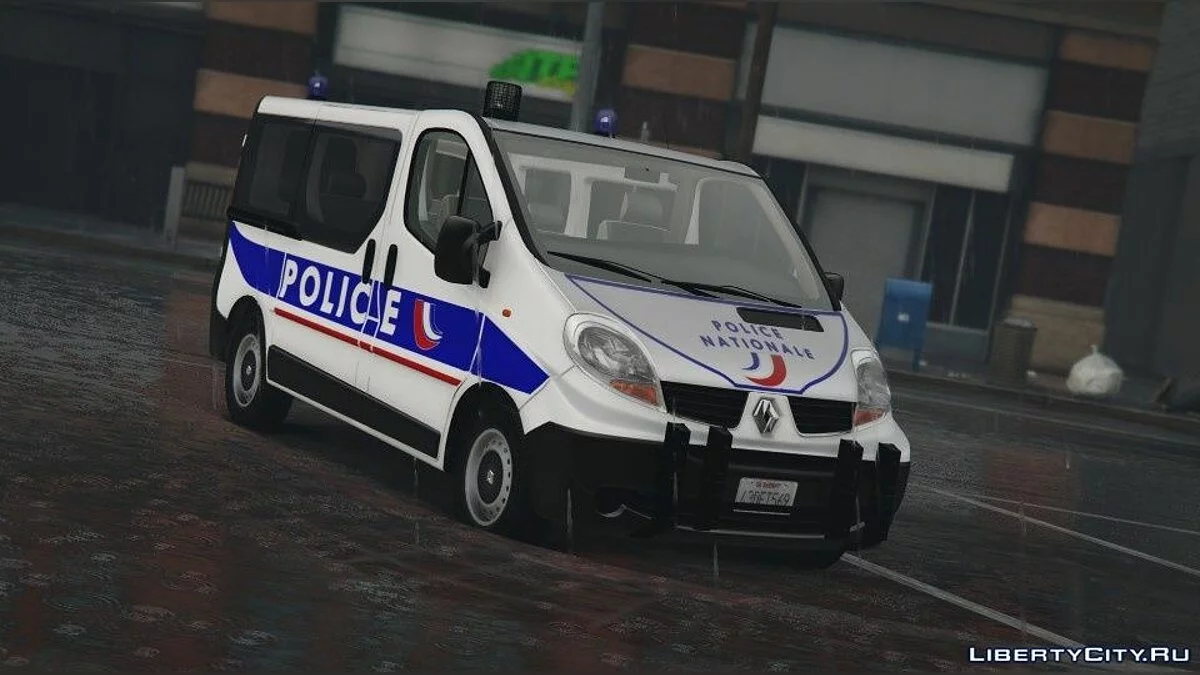 Renault Trafic - Polícia Nacional da França / GTA 5
