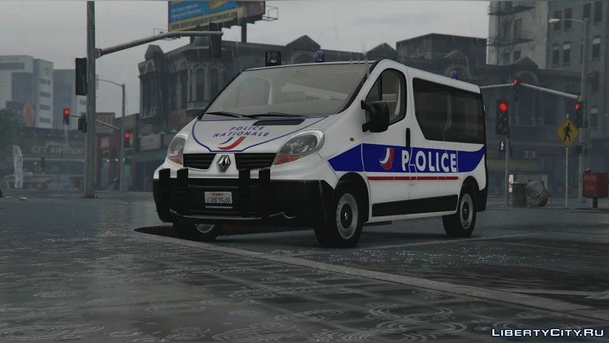 Renault Trafic - Polícia Nacional da França / GTA 5