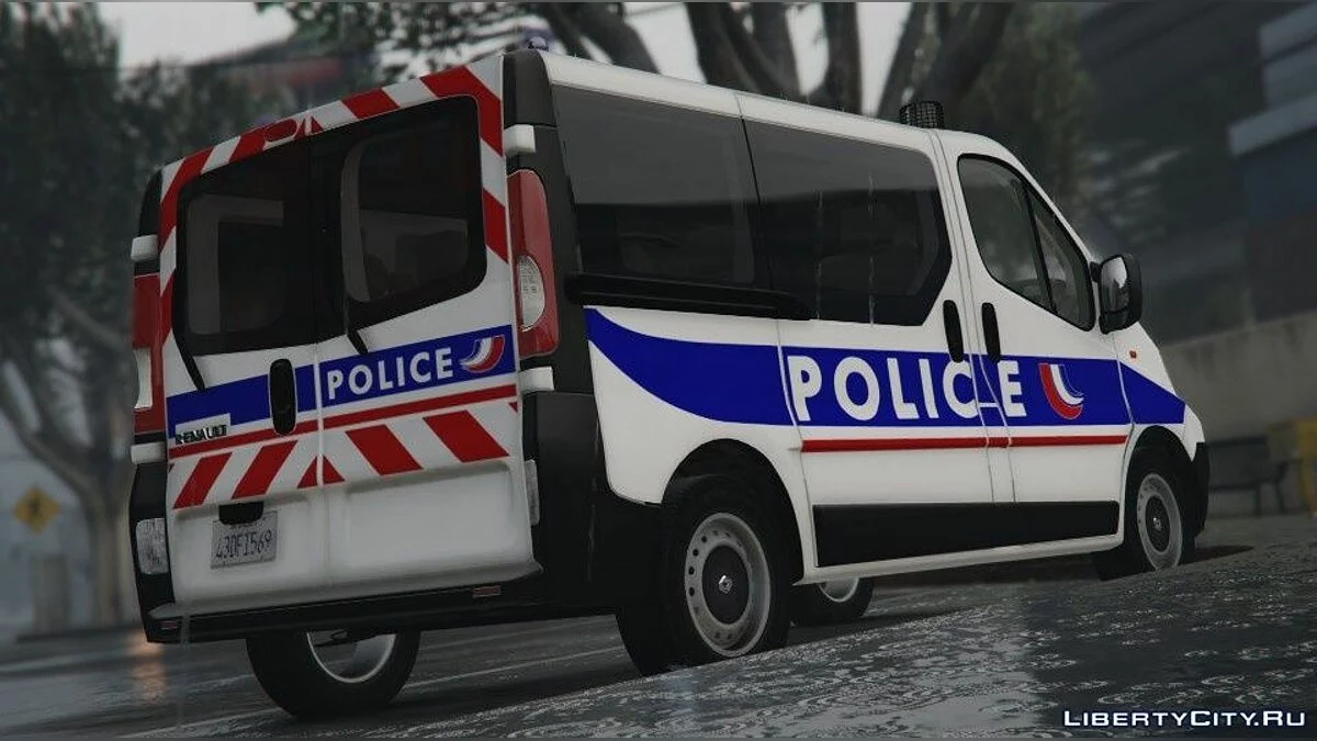 Renault Trafic - Polícia Nacional da França / GTA 5