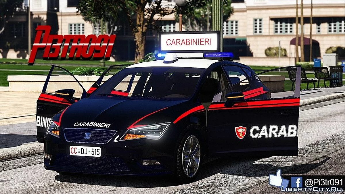 Seat León - Carabinieri 1.0 / GTA 5