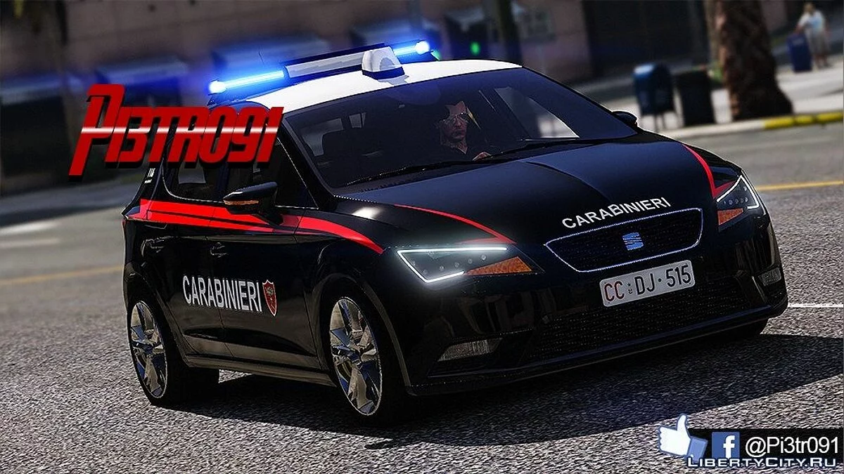 Seat León - Carabinieri 1.0 / GTA 5