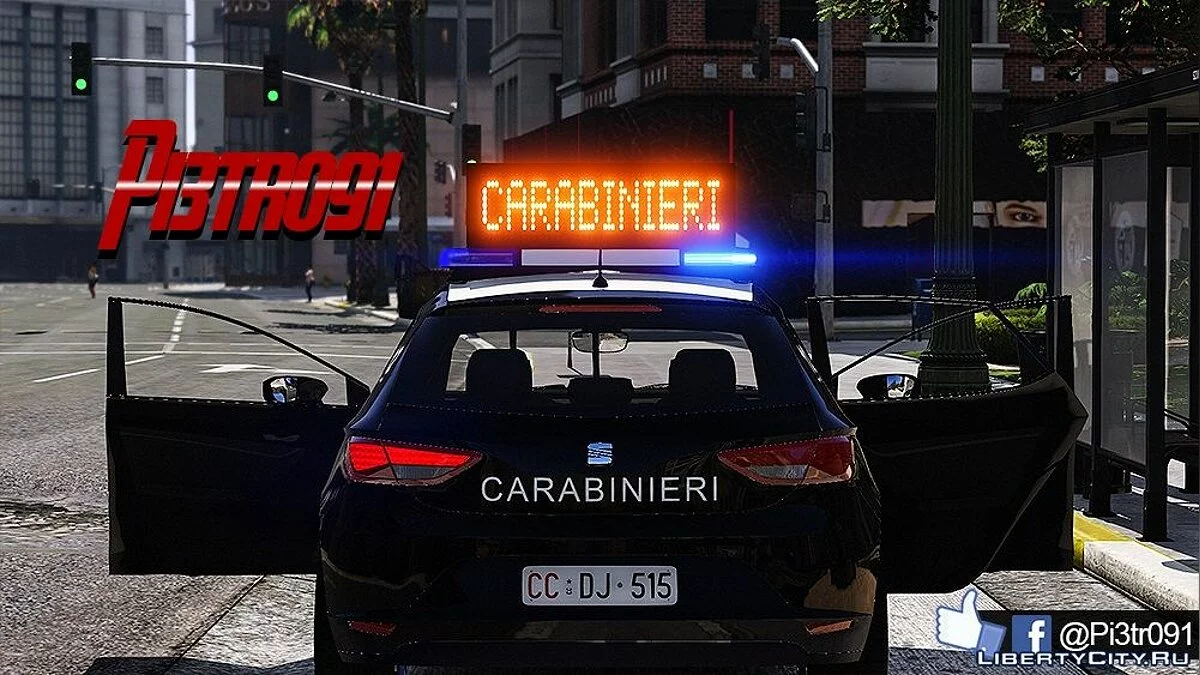 Seat León - Carabinieri 1.0 / GTA 5