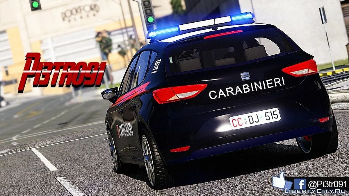Seat León - Carabinieri 1.0 / GTA 5