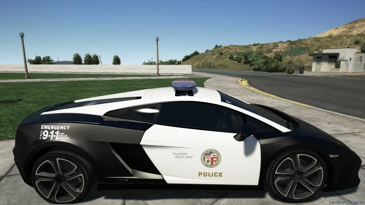 Polisi 2013 Lamborghini Gallardo LP560-4 LAPD 1.3 / GTA 5