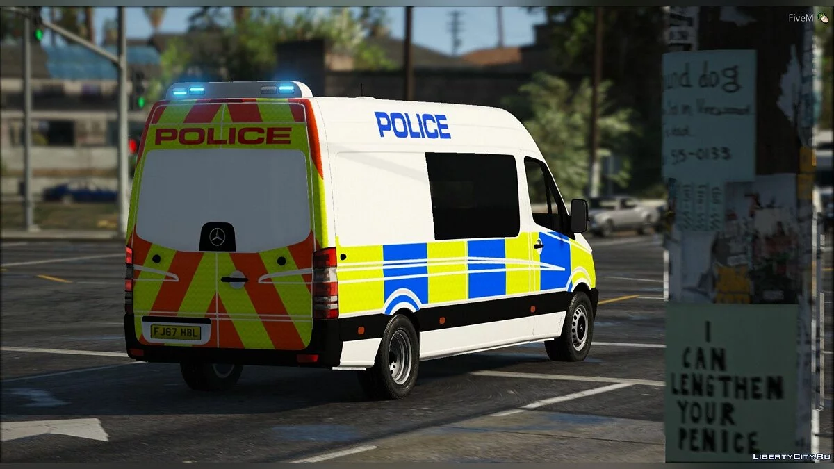 2017 Mercedes-Benz Sprinter - Veículo policial / GTA 5