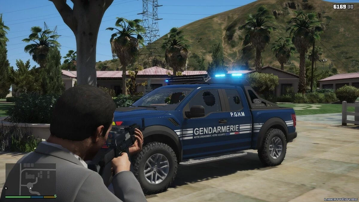 Ford F150 Raptor - Gendarmaria Francesa v1.1 / GTA 5