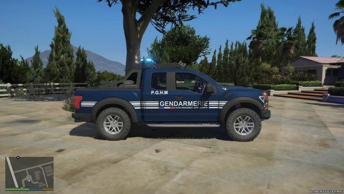 Ford F150 Raptor - Gendarmaria Francesa v1.1 / GTA 5
