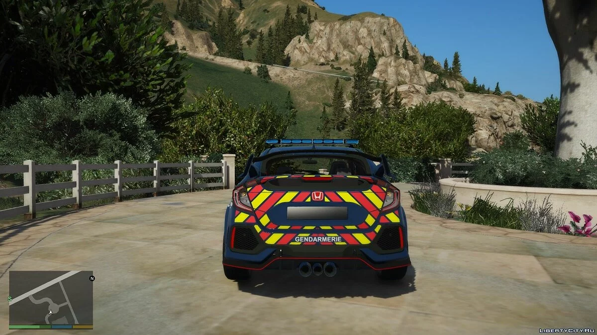 Honda Civic Type R 2017 - Французька жандармерія / GTA 5
