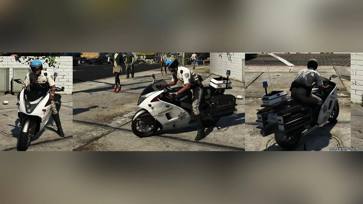 Polizeimotorrad Hakucho 1.1 / GTA 5
