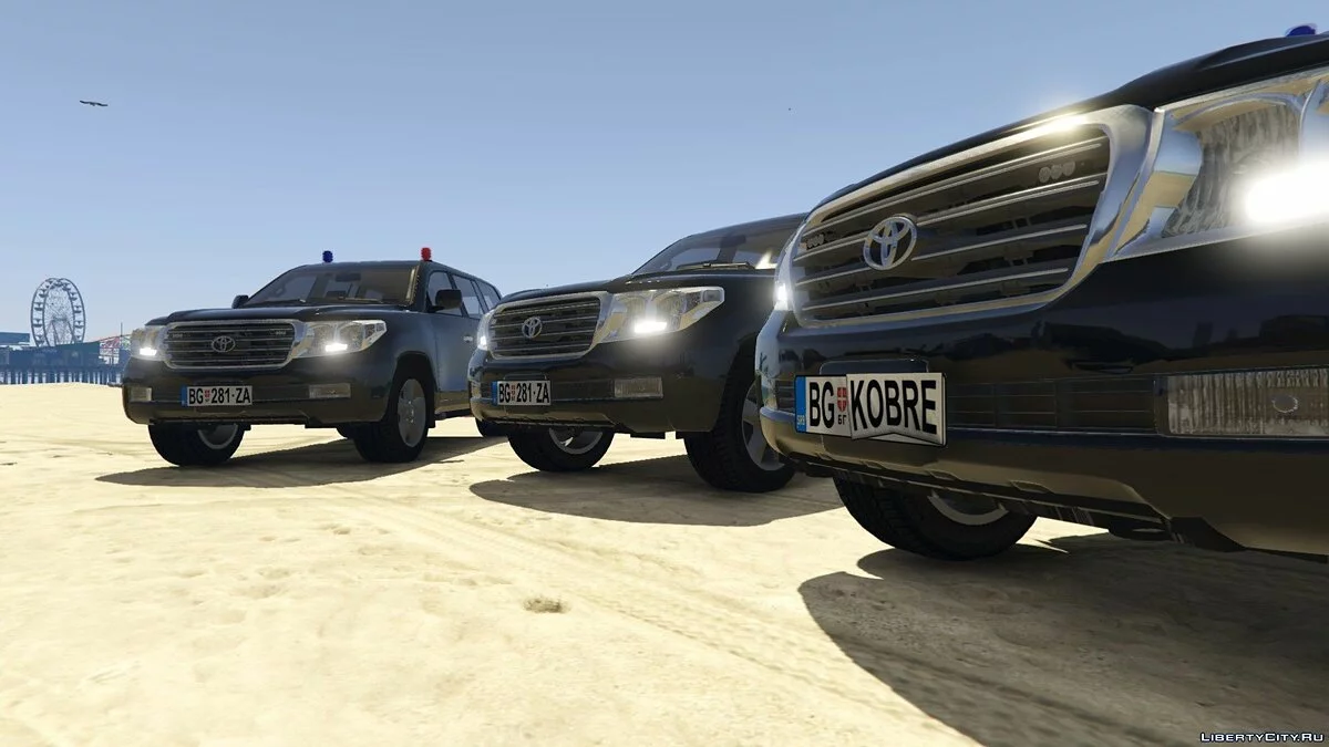 Toyota Land Cruiser "Kobre" & Unmarked Variant / Serbian Police / GTA 5