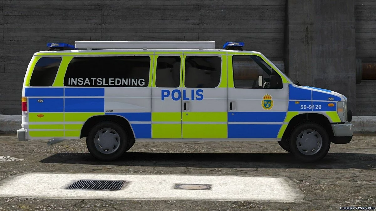 2013 Ford Tristar Extended Wagon - Police Suédoise / GTA 5