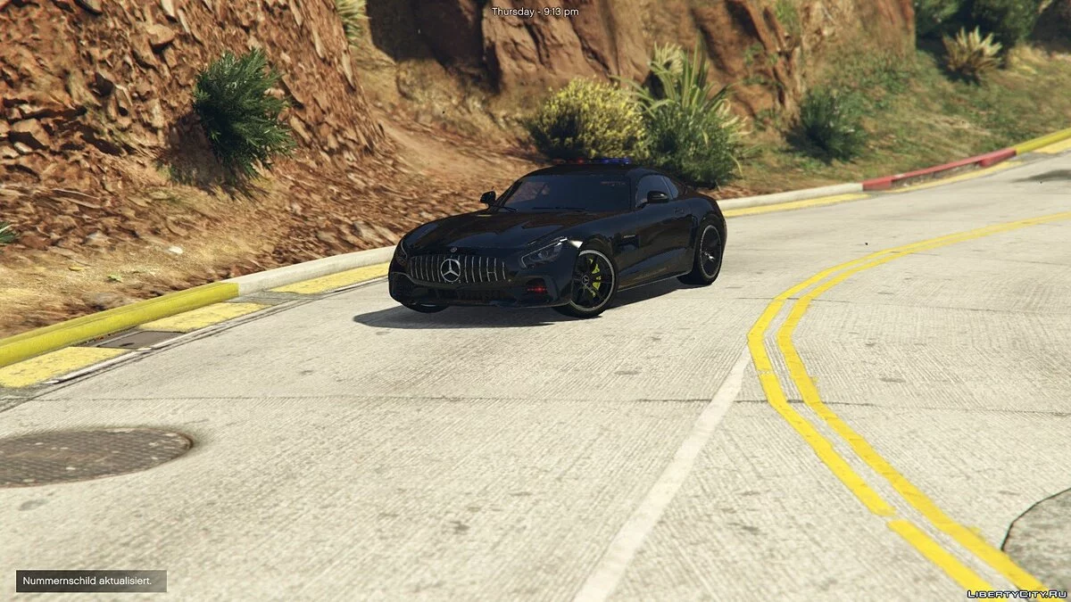 Mercedes-Benz AMG GT-R Поліція (ADD-ON) 1.0 / GTA 5