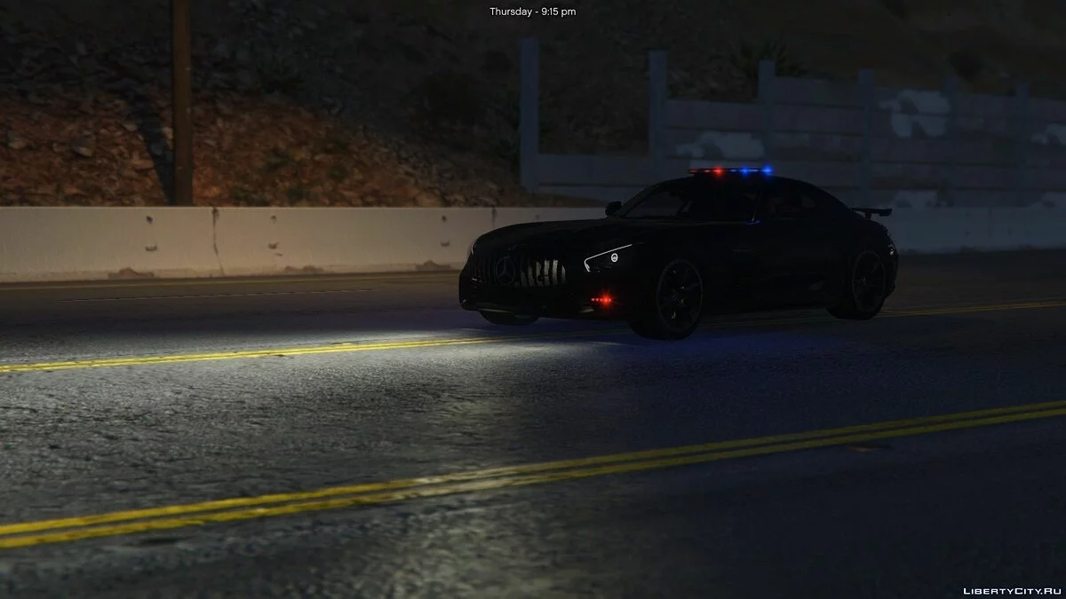 Mercedes-Benz AMG GT-R Поліція (ADD-ON) 1.0 / GTA 5