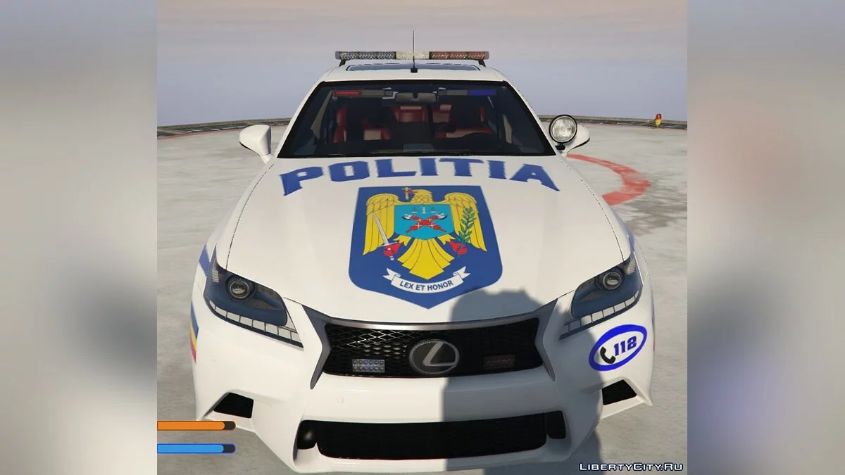 Lexus GS 350 rumänische Polizei / GTA 5