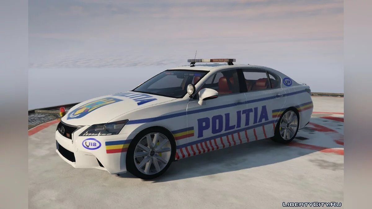 Lexus GS 350 rumänische Polizei / GTA 5