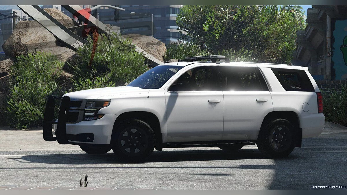 Chevrolet Tahoe Polizeifahrzeug Verfolgung 2015 v1.1.0909 / GTA 5