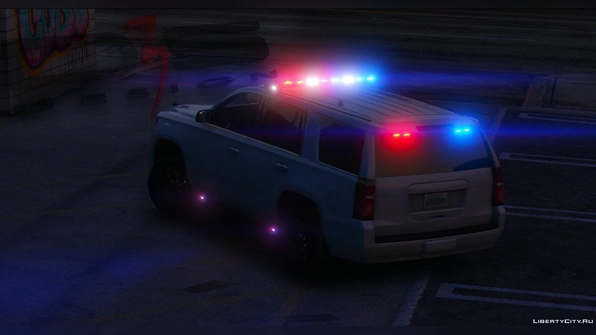 Chevrolet Tahoe Polizeifahrzeug Verfolgung 2015 v1.1.0909 / GTA 5