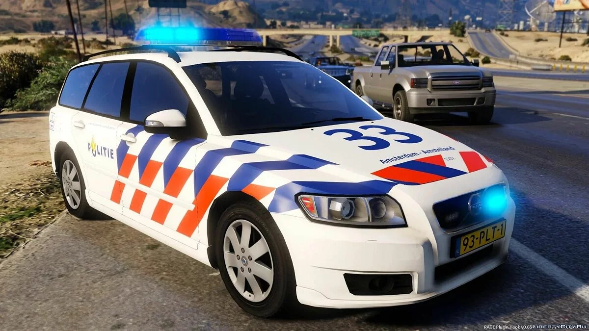 Dutch Police Volvo V50 (THW) v1 / GTA 5