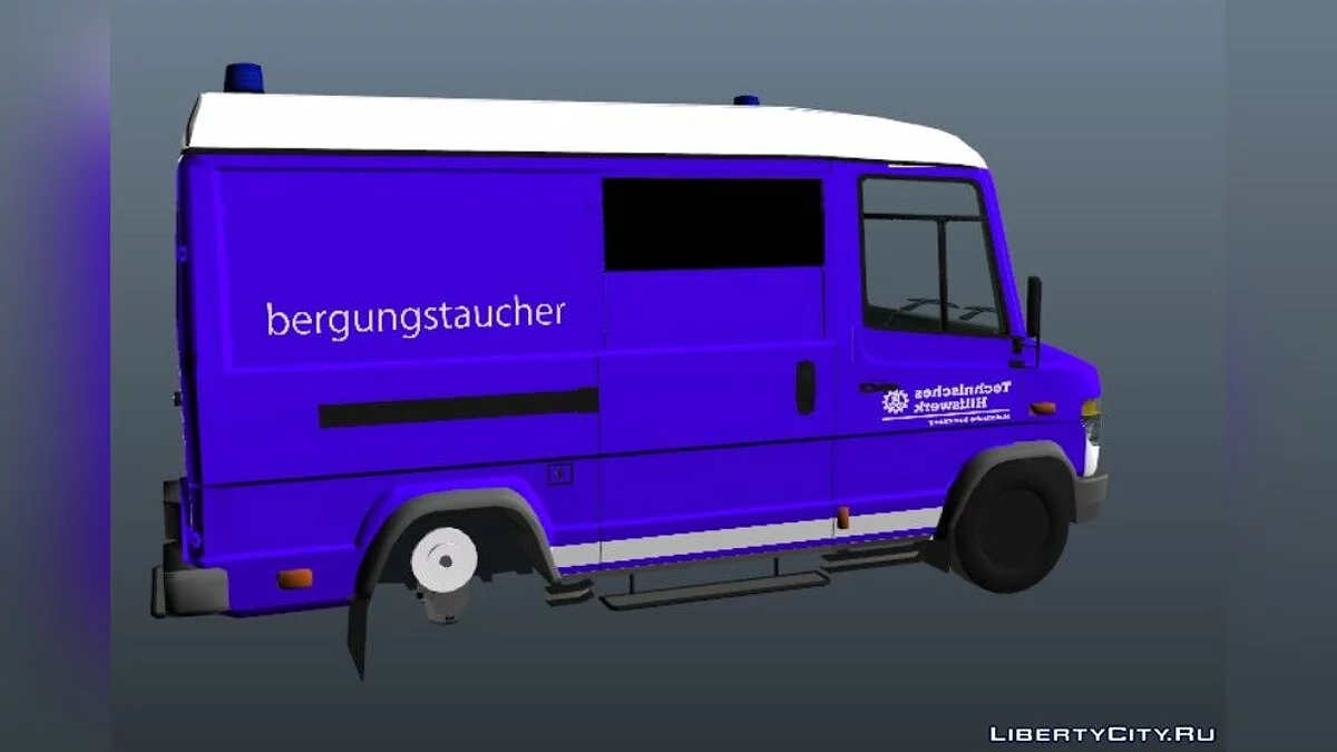 Mercedes Vario THW Riot Van / GTA 5