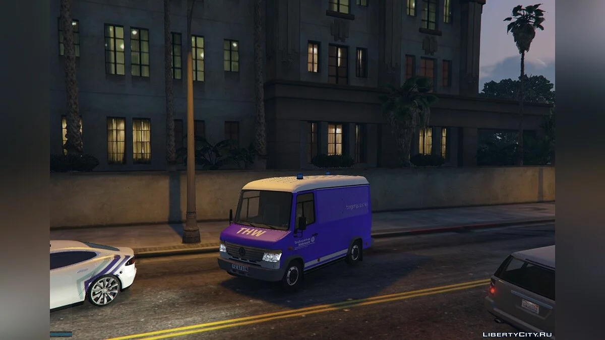 Mercedes Vario THW Riot Van / GTA 5