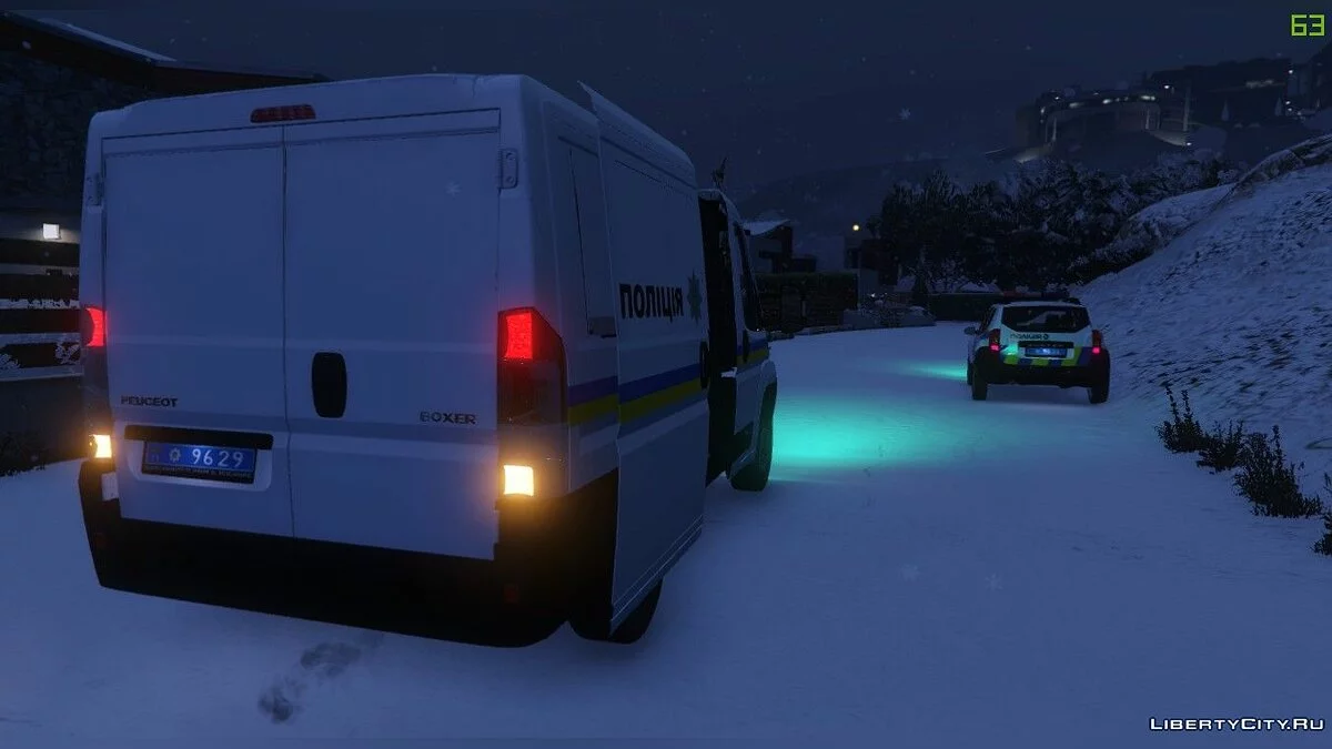 Peugeot Boxer 2007 - Ukrainian Police / GTA 5