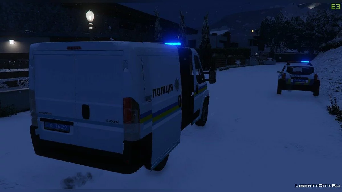 Peugeot Boxer 2007 - Ukrainian Police / GTA 5