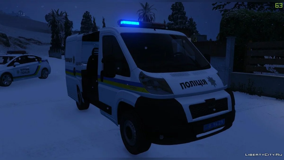 Peugeot Boxer 2007 - Ukrainian Police / GTA 5