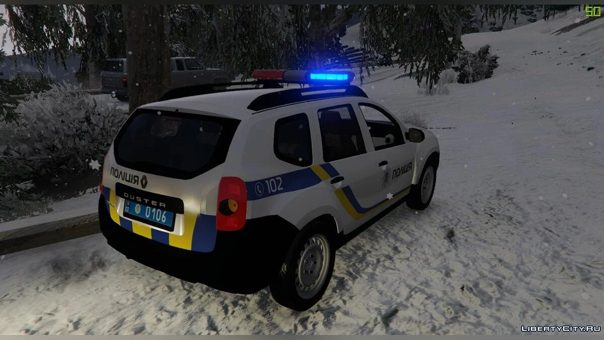 Renault Duster - Поліція України / GTA 5