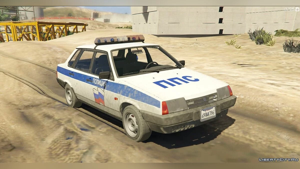 سيارة الشرطة VAZ-2109 / جي تي أي 5