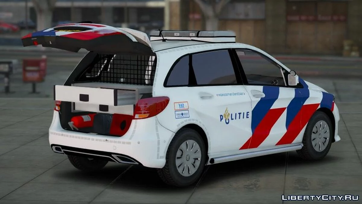 Mercedes Benz B Class 2016 Police [ OOV / BZK / ELS / Reflective ] 1.0 / GTA 5