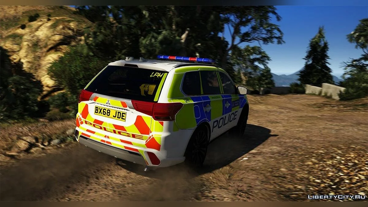 Mitsubishi Outlander da Polícia Metropolitana de 2018 (Parques Reais + Resposta) 1.0 / GTA 5