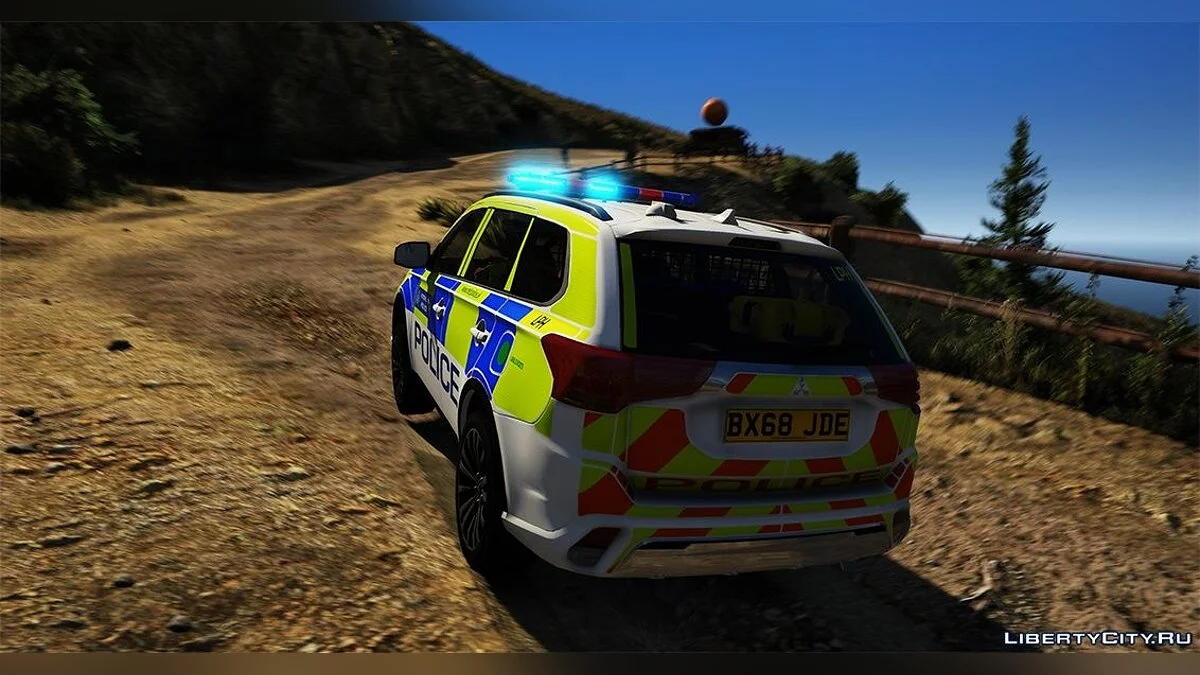 Mitsubishi Outlander da Polícia Metropolitana de 2018 (Parques Reais + Resposta) 1.0 / GTA 5