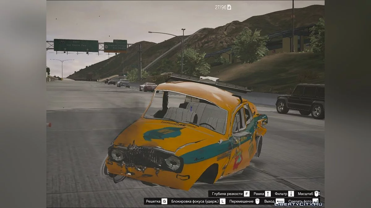 GAZ 24 - Police de l'URSS / GTA 5