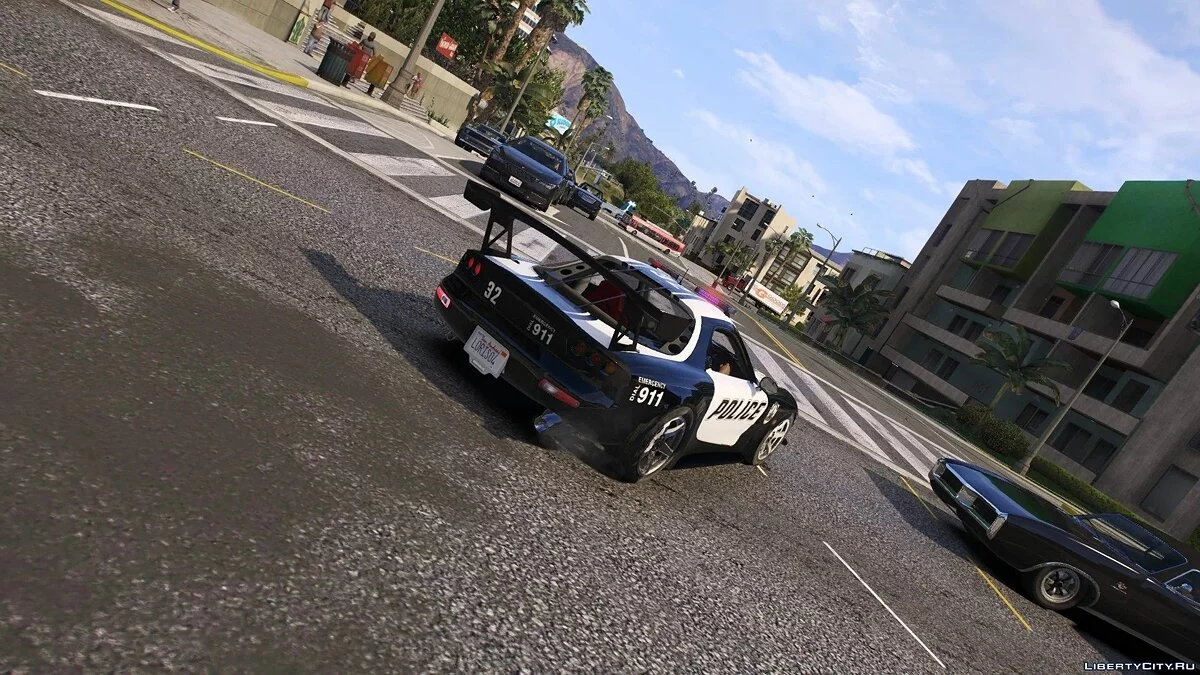 Polisi Mazda RX7 / GTA 5