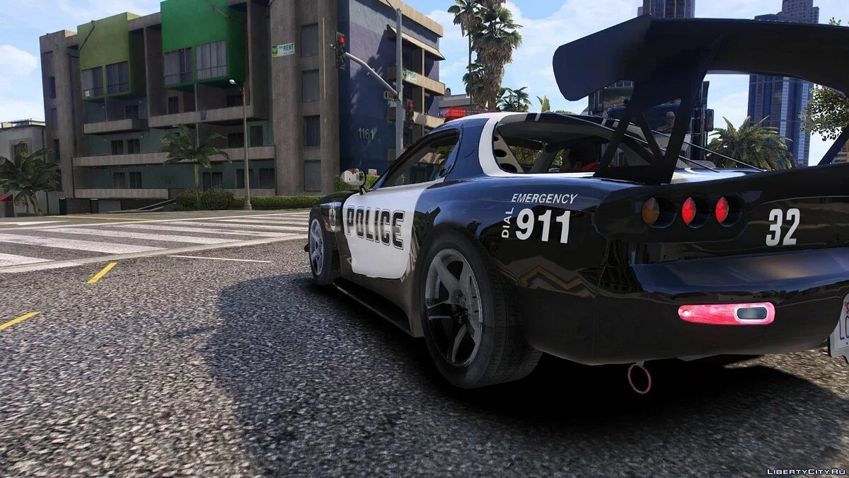 Polisi Mazda RX7 / GTA 5